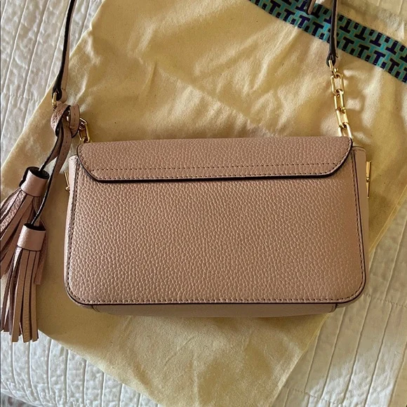 Tory Burch Light Pink Thea Crossbody Bag - Picture 9 of 16
